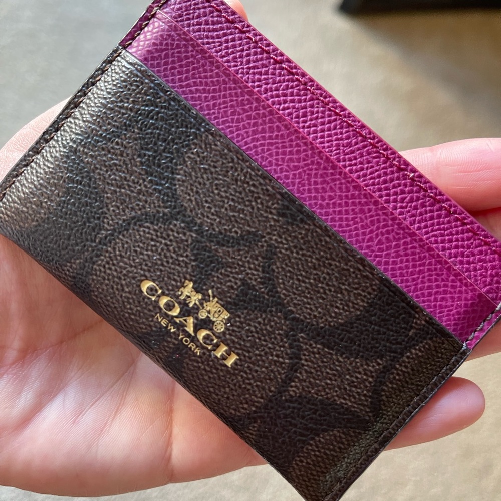 Used Coach Cardholder